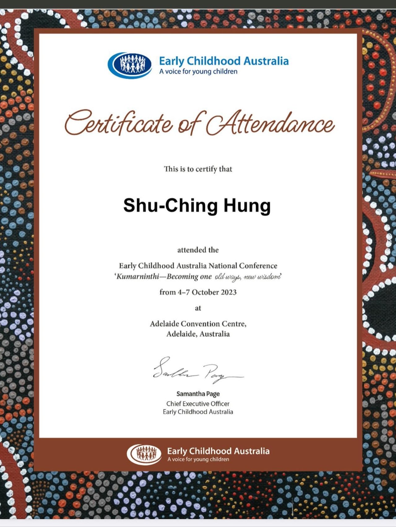 Such a wonderful experience😍 | Ching Hung's Resume | Gengen