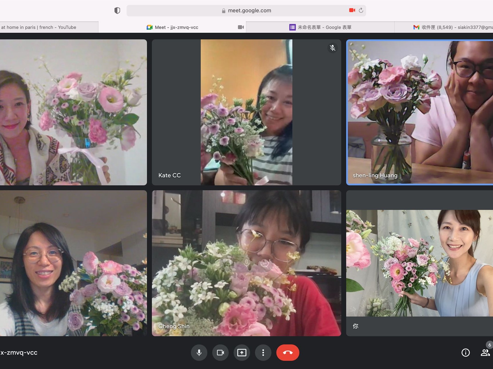 ๐๏ธ Online Charity Floral Workshop | Ching Hung's Portfolio | Gengen