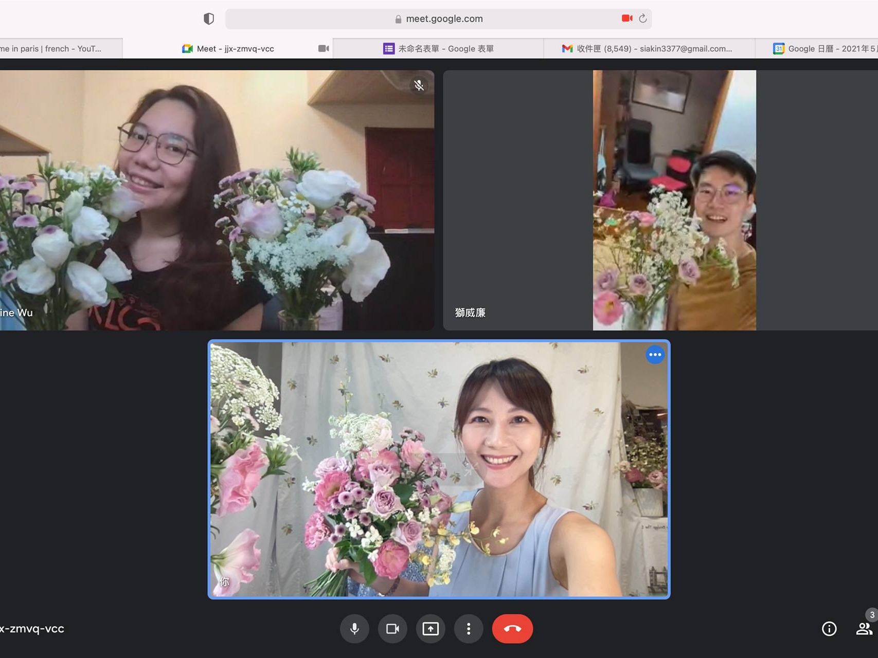 ๐๏ธ Online Charity Floral Workshop | Ching Hung's Portfolio | Gengen