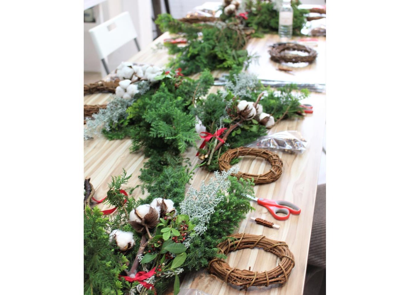 ๐ Christmas Wreath Making Class | Ching Hung's Portfolio | Gengen