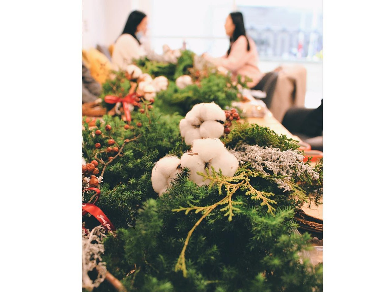 ๐ Christmas Wreath Making Class | Ching Hung's Portfolio | Gengen
