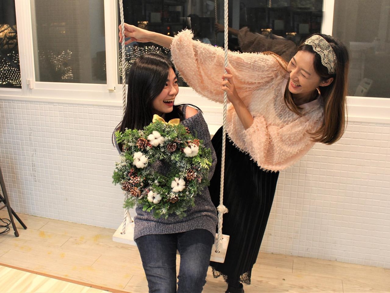๐ Christmas Wreath Making Class | Ching Hung's Portfolio | Gengen