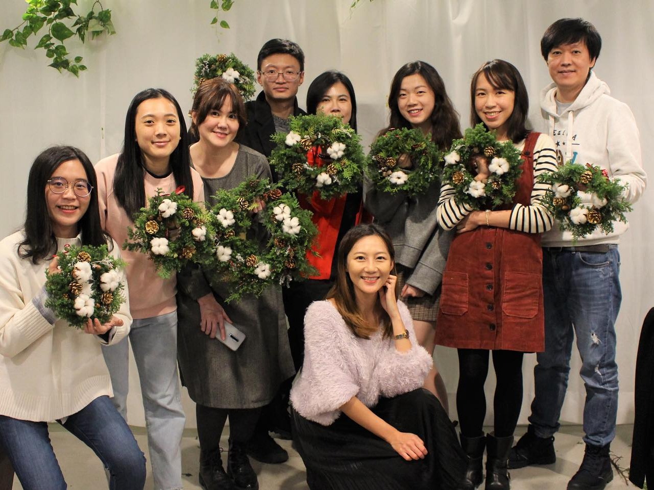 ๐ Christmas Wreath Making Class | Ching Hung's Portfolio | Gengen