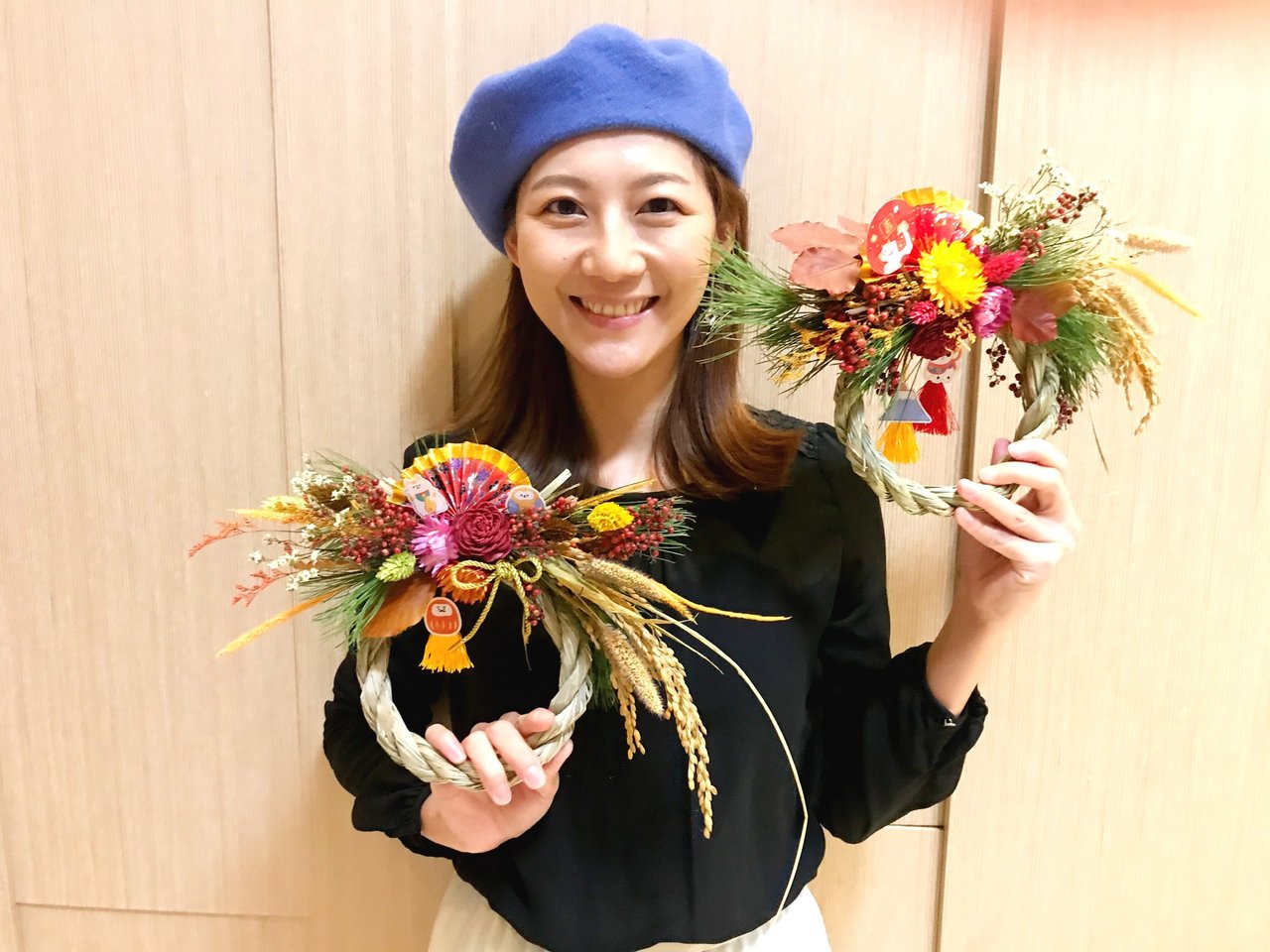 🌾 Community Floral Workshop: Japanese New Year Shimenawa Wreath | Ching Hung's Portfolio | Gengen