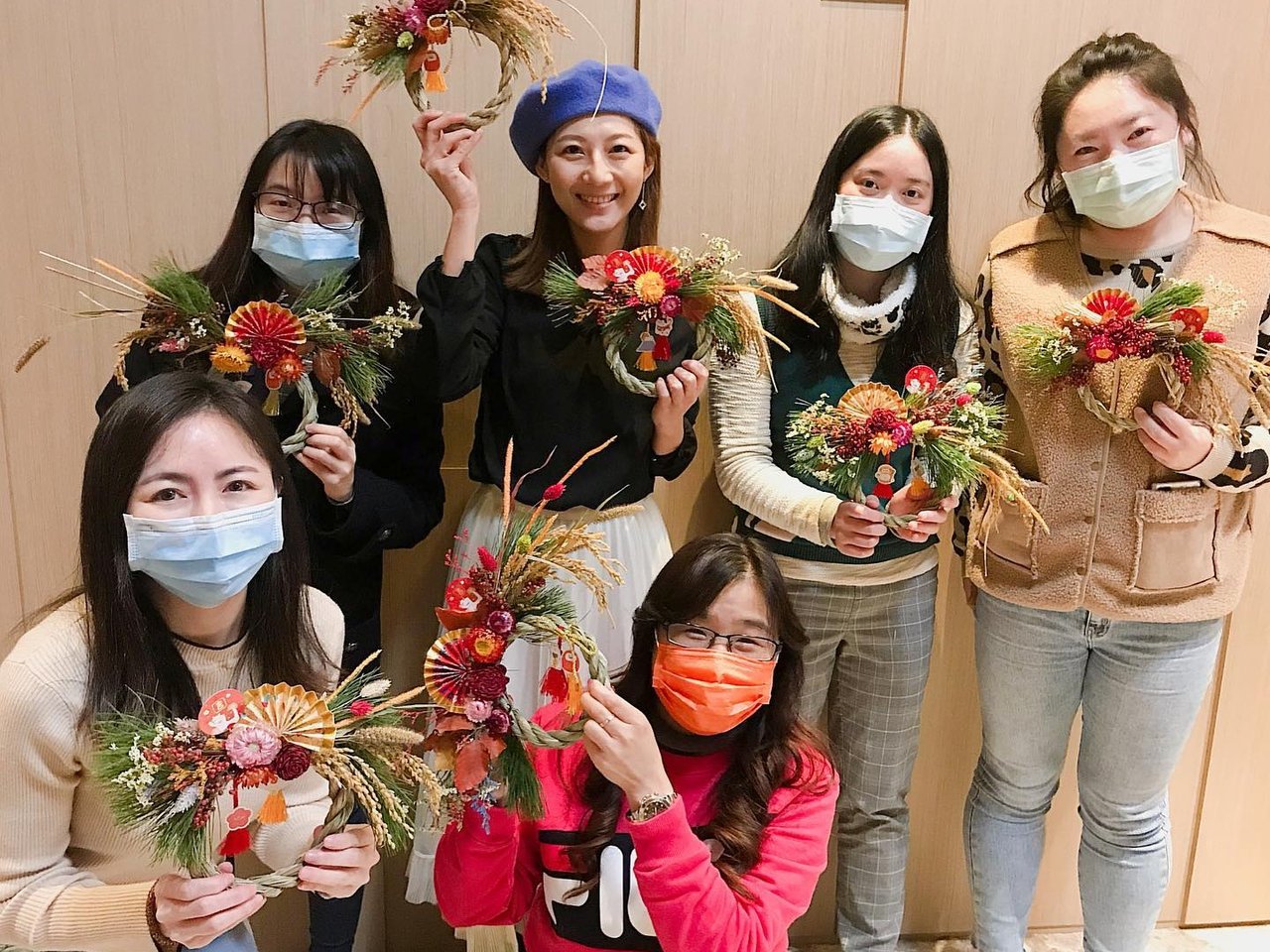 🌾 Community Floral Workshop: Japanese New Year Shimenawa Wreath | Ching Hung's Portfolio | Gengen