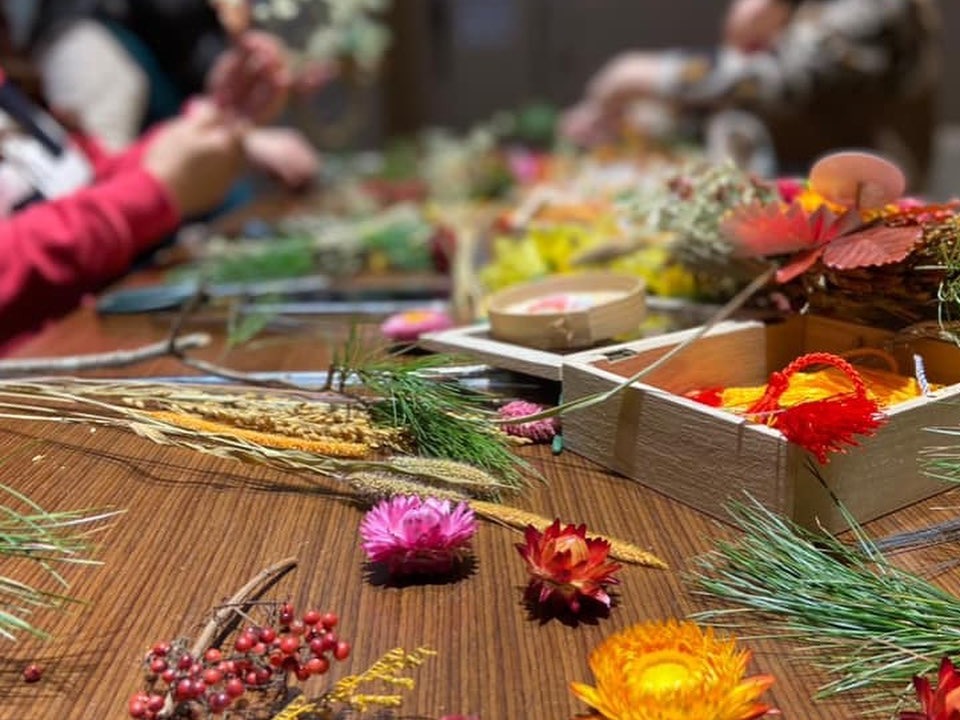 🌾 Community Floral Workshop: Japanese New Year Shimenawa Wreath | Ching Hung's Portfolio | Gengen