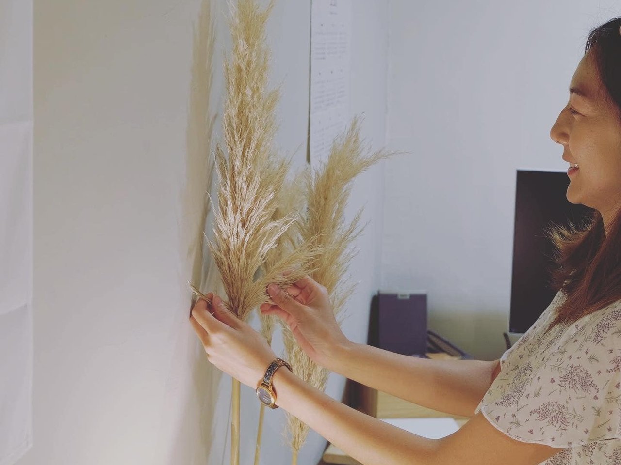 🌾 Korean-Style Home Makeover Floral Arrangement | Ching Hung's Portfolio | Gengen