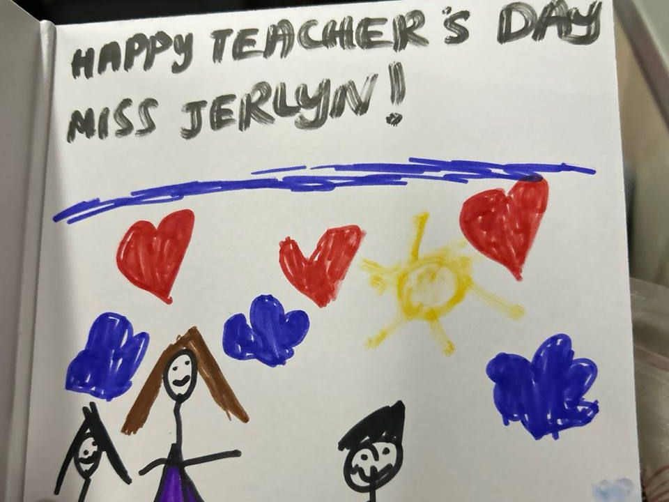 my very first teacher's day card | Jerlyn Low's Portfolio | Gengen