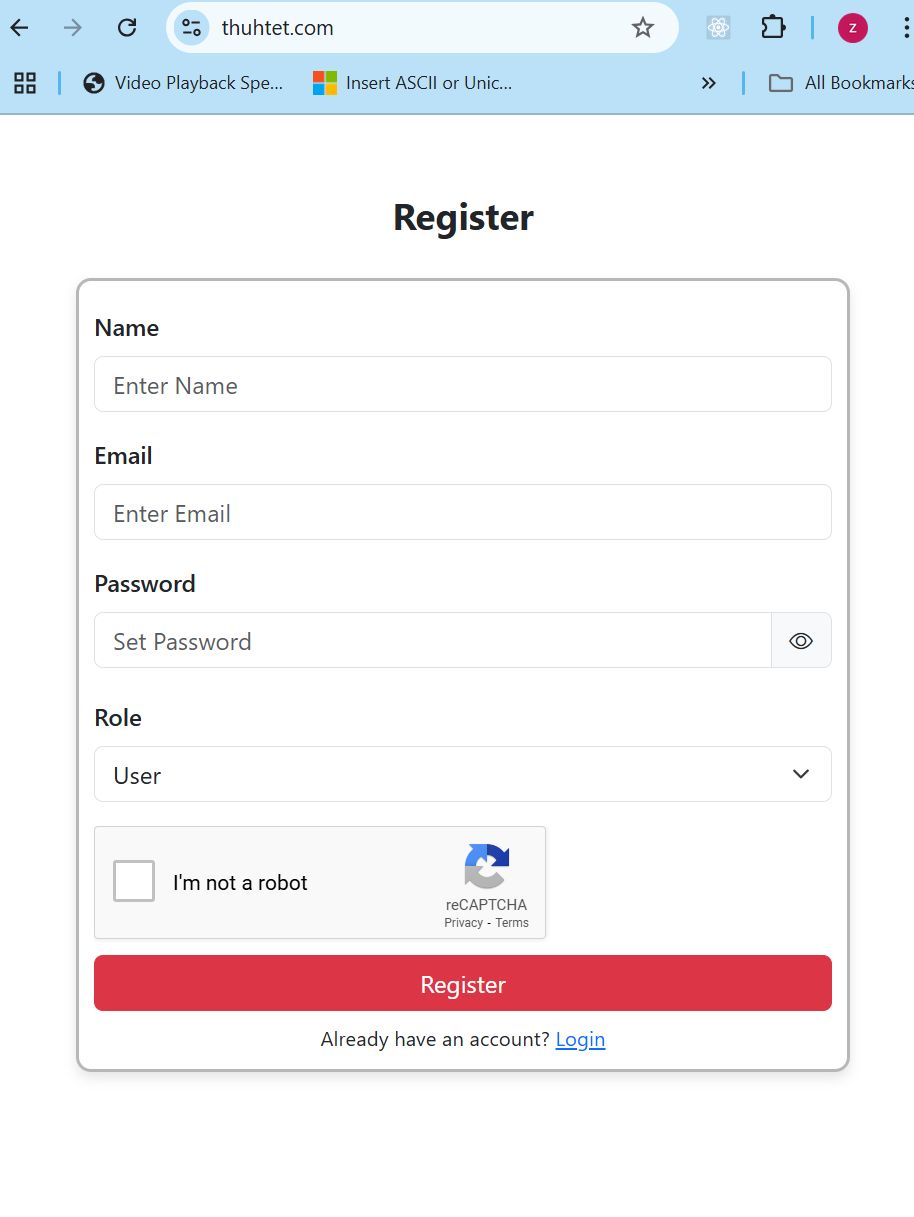 Live domain | Thu Htet's Resume | Gengen