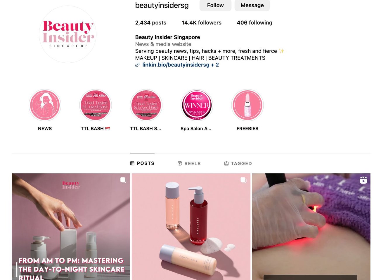 Enhancing Social Media Presence With Beauty Insider Official | Joy Chong Min's Portfolio | Gengen
