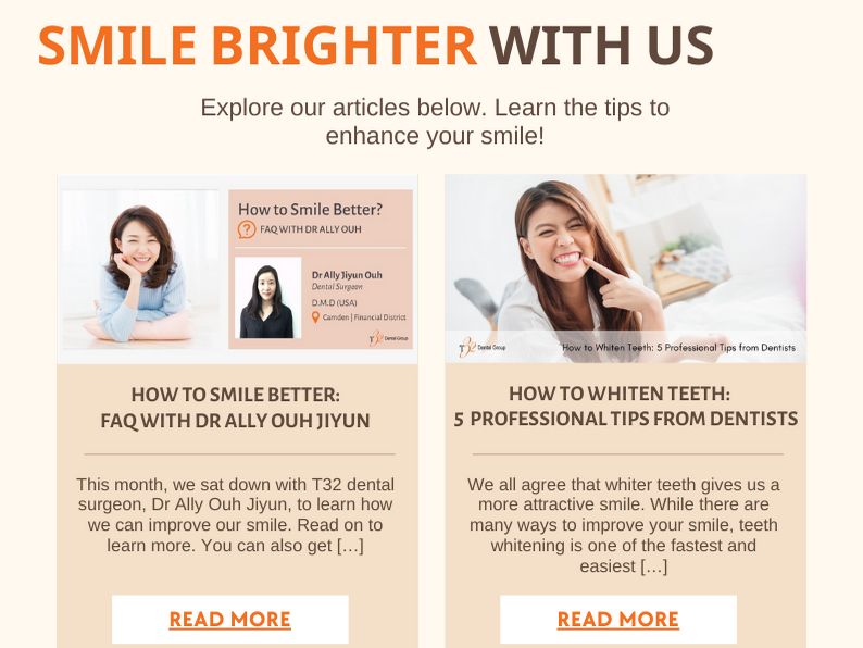 T32 Dental Collateral | Sherie Kang's Portfolio | Gengen
