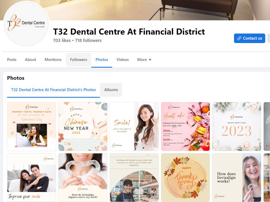 T32 Dental / AIS Social Media Management & Content Creation | Sherie Kang's Portfolio | Gengen