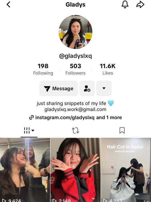 Tiktok | Gladys Lee's Resume | Gengen