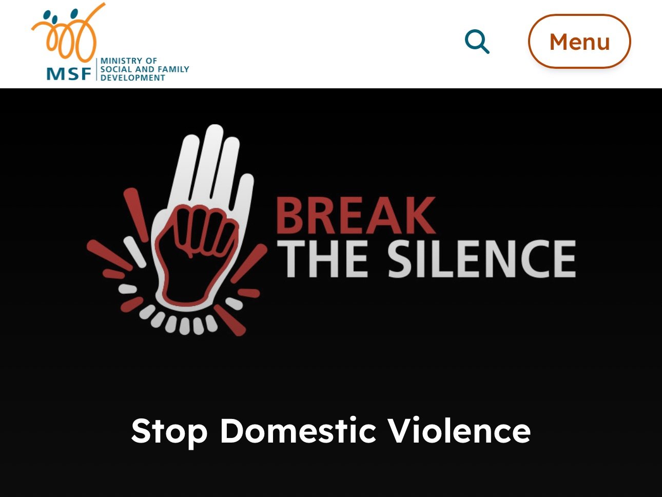 Enhanced Break The Silence Website | Jolene Chew's Portfolio | Gengen