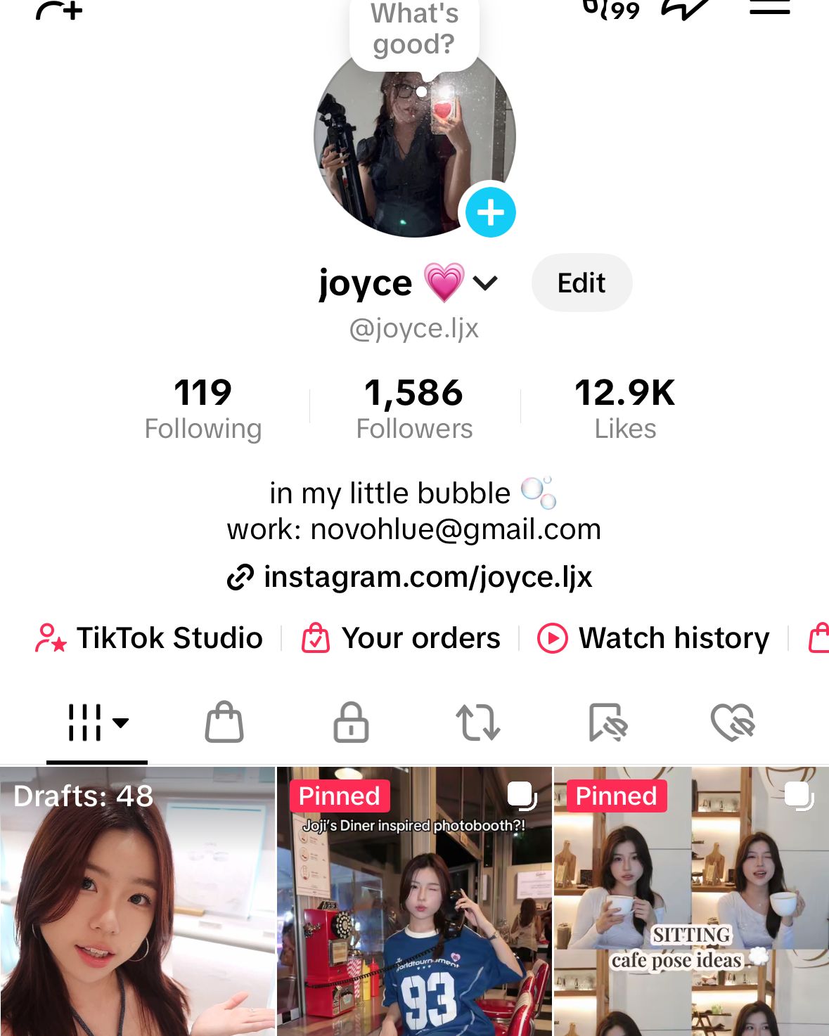 Content Creator on Tiktok | Joyce Lim's Portfolio | Gengen