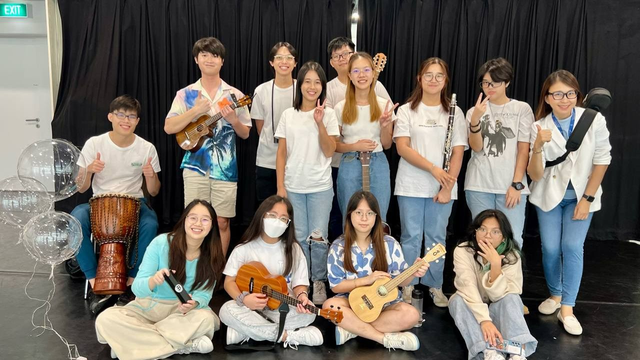 A group picture of me and students from the Diploma in Sonic Arts upon the conclusion of the Republic Polytechnic x CPAS event. | Donovan Lim's Portfolio | Gengen
