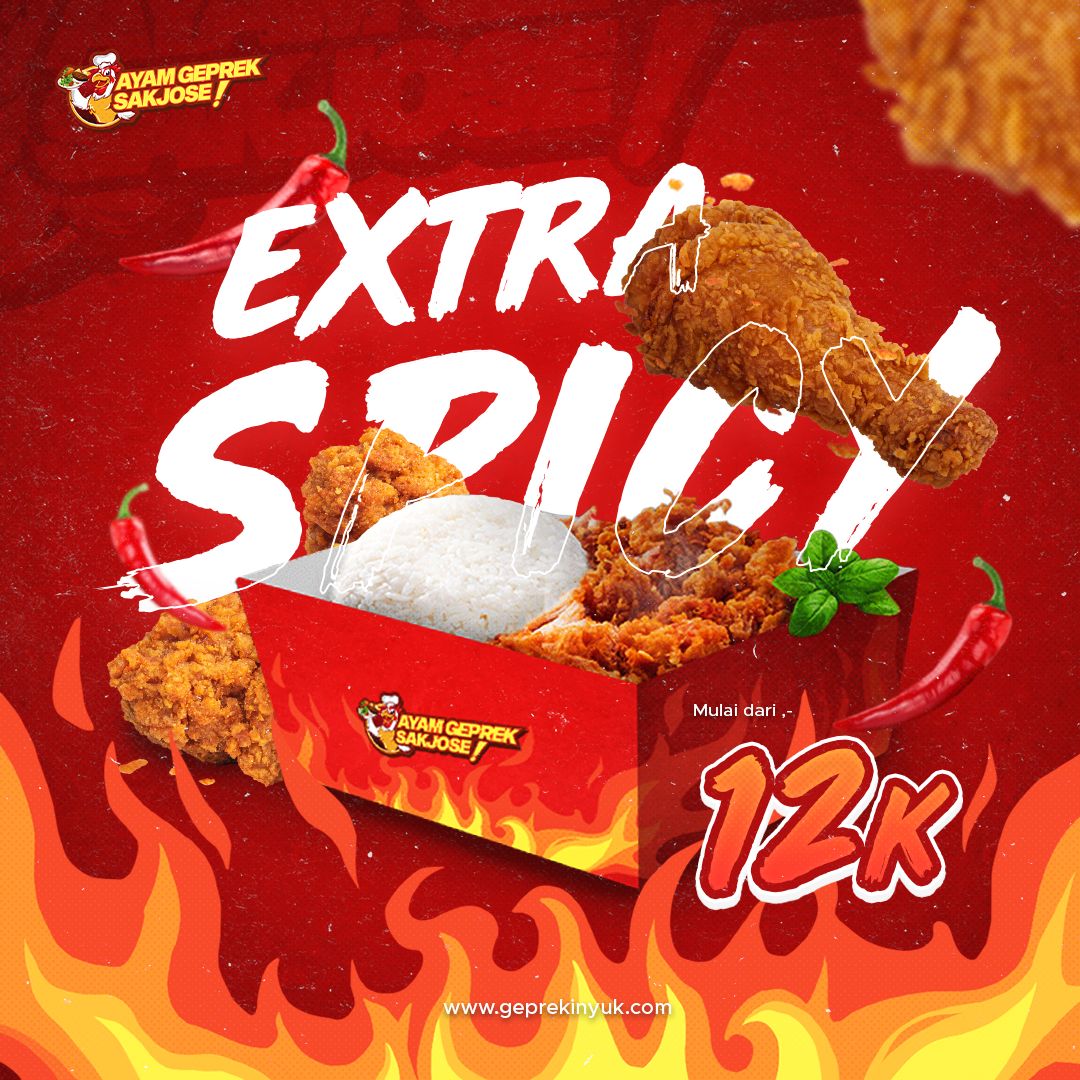 Social Media Feed Design │ Ayam Geprek SakJose | Jose Rizal Manua's Portfolio | Gengen