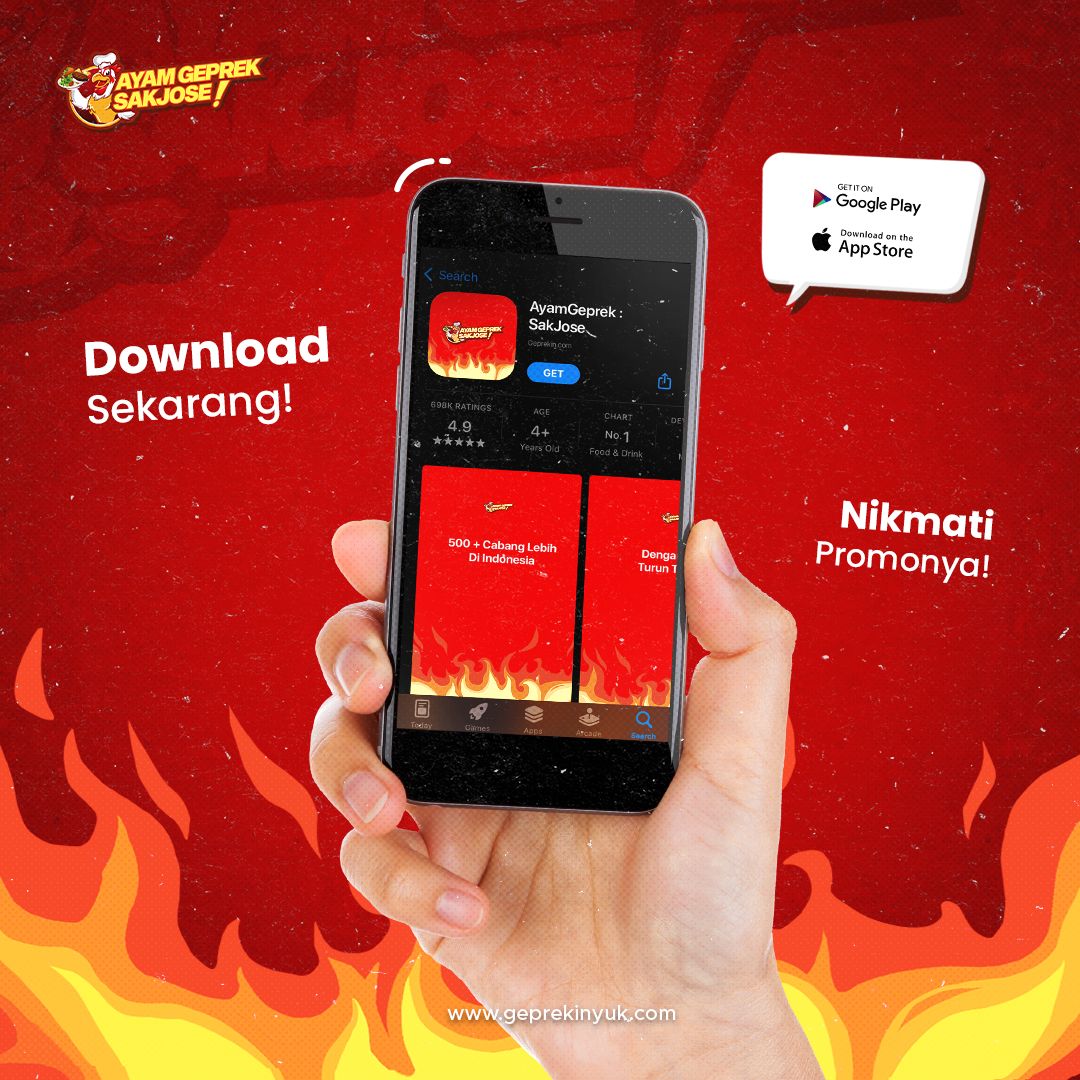 Social Media Feed Design │ Ayam Geprek SakJose | Jose Rizal Manua's Portfolio | Gengen